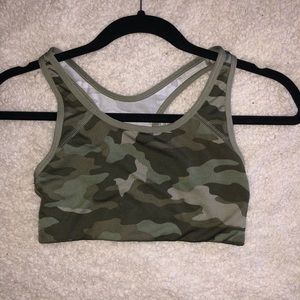 VS Pink Camo Ultimate Sports Bra
